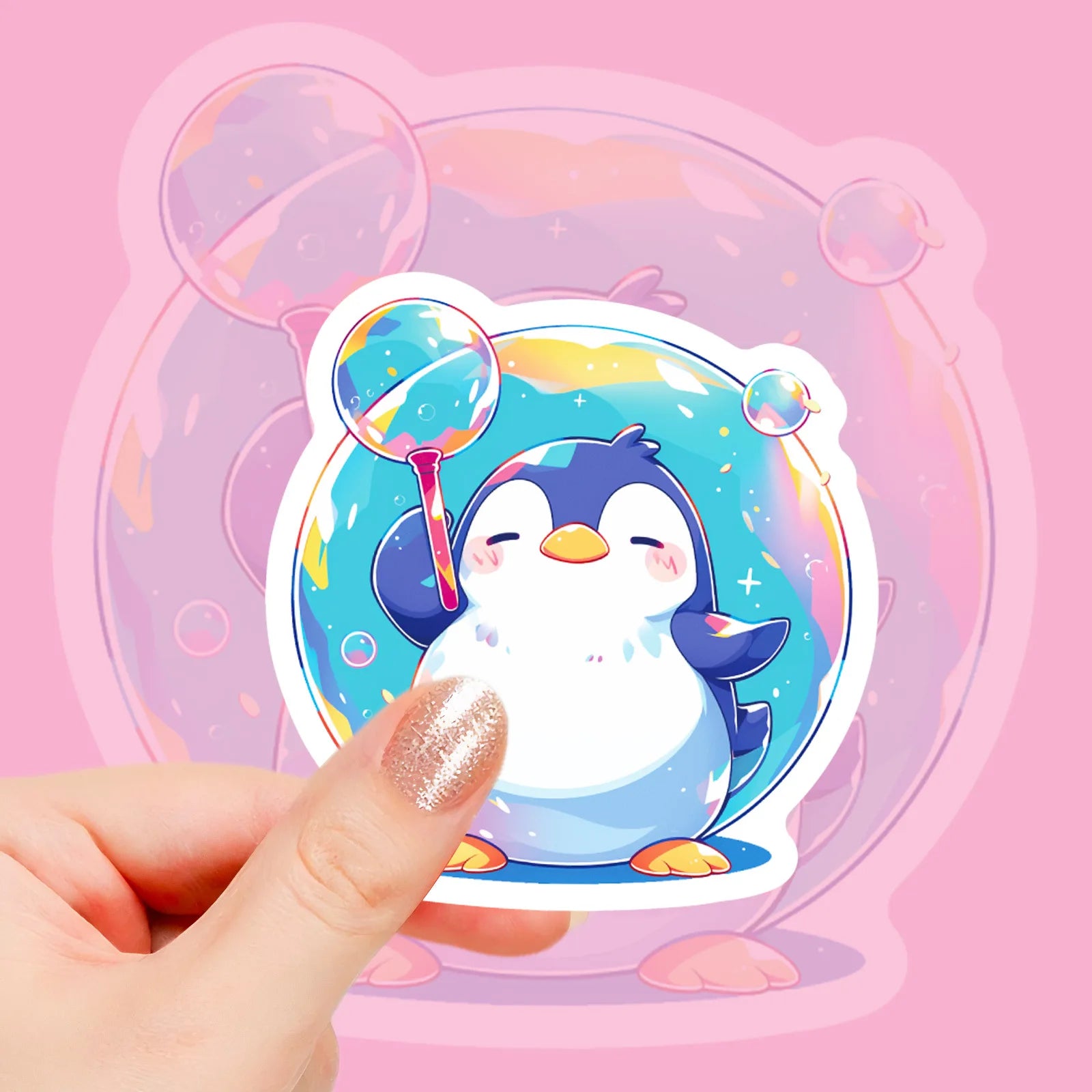 56/112 Pcs Cute Penguin Outdoor Travel Cartoon Stickers for Reward Stationery Box Thermos Phone Case Suitcase Helmet Piano