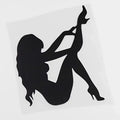 1pc Lady Car Decal, Waterproof Vinyl Sticker For Cars, Trucks, Laptops & Wall Decor
