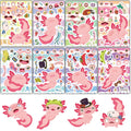 8/16PCS Salamander Collage Sticker Nostalgia Motorcycle Casual Coffee Laptop Luggage Harajuku Scrapbooking Waterproof Stickers