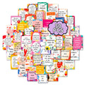 50/100PCS Workplace Motivation Text Graffiti Stickers Positive Energy Self affirmation Emotional Healing Stickers