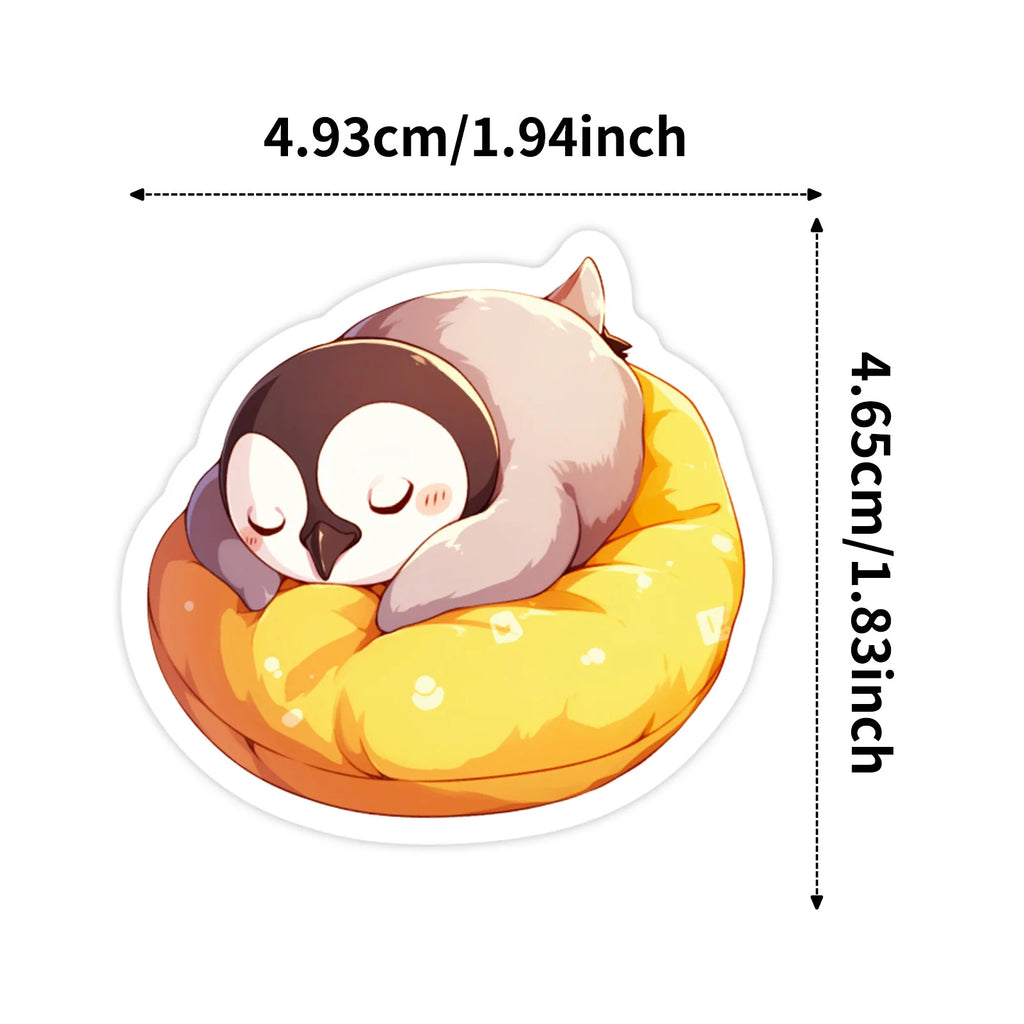 56/112 Pcs Cute Penguin Outdoor Travel Cartoon Stickers for Reward Stationery Box Thermos Phone Case Suitcase Helmet Piano