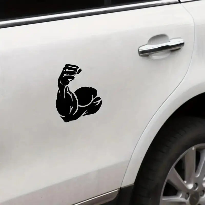 Show Off Your Bodybuilding Pride with These Stylish Muscle Sports Fitness Car Stickers!