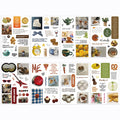 8PCS Minimalist Handbook Material Clip Art Graffiti Stickers Minimalist Style DIY Manual Drawing Luggage Laptop Luggage Stickers