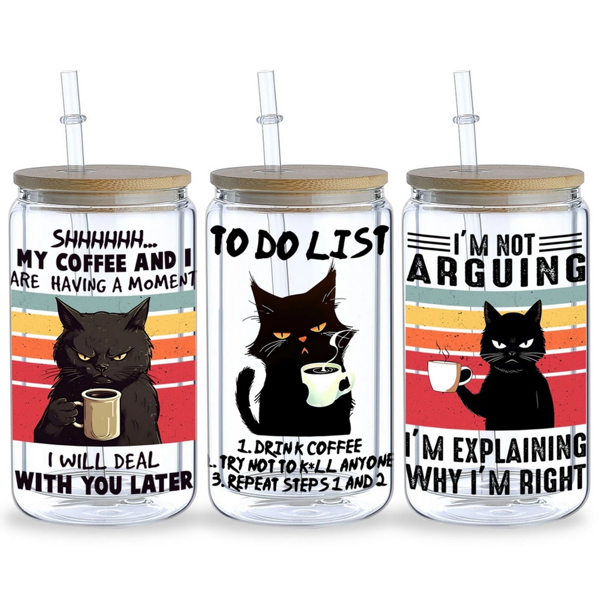 5 Sheet Animal UV DTF Cup Stickers, DTF Friction Transfer Stickers, Waterproof Cartoon Transfer Stickers for 16 Ounces Glass Cup