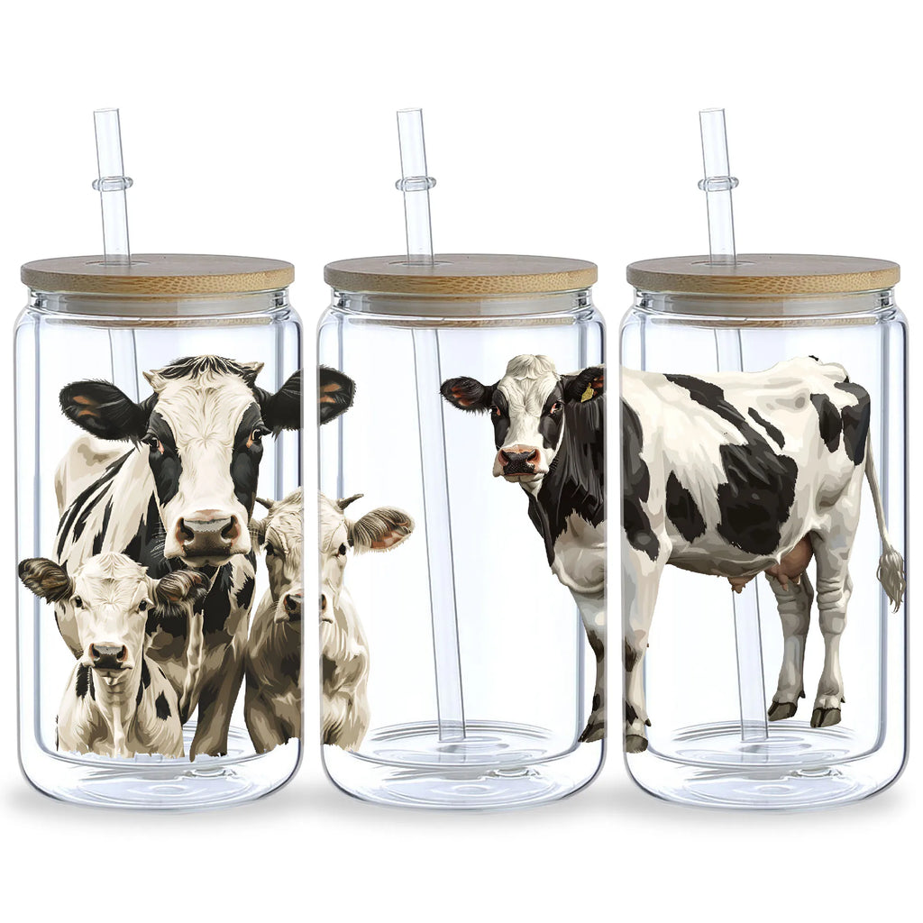 5 sheet Animal UV DTF Cup Stickers, DTF Transfer Stickers, Waterproof Wipe Transfer Paper for 16oz Glass, Mug, Crafts, Furniture