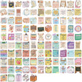 50/100PCS Cartoon Motivational Note Doodle Stickers, Inspiring School Decals for Guitar Notebook Stationery DIY
