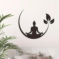 1pc Wall Sticker With Yoga Pattern, For Bedroom/ Living Room/ Wall Decoration
