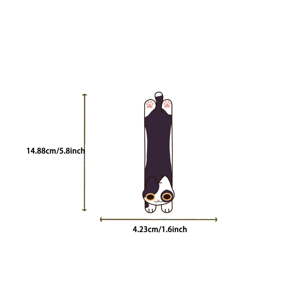 30Pcs Cartoon Cat and Dog Series Simple Handheld Art Creative Material Ins Reading Paper Bookmark DIY