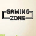 Wall Sticker Art Vinyl Gaming Zone Wall Decals for Bedroom Gaming Room Wall Sticker Living Room Decoration Game Sticker Wall Dec