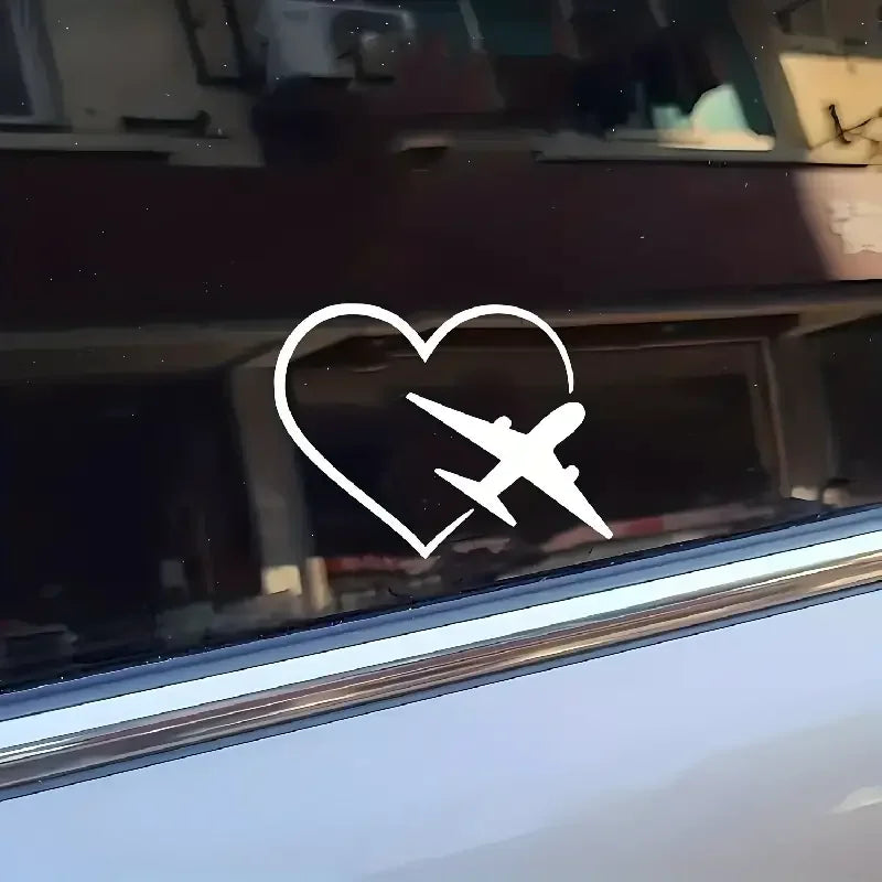 Love The Open Road? Decorate Your Car With An Airplane, Car, Truck, Or Laptop Window Bumper Decal!