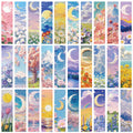 30/60PCS 3D Oil Painting Bookmarks Graffiti Harajuku Aesthetic Laptop Fashion Luggage Skateboard Unique Durable Gifts Bookmark