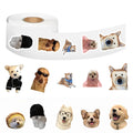 500PCS Kawaii Cute Dog Roll Sticker Cute Waterproof Graffiti Cartoon Cafe Skateboard Car Gift Watercolor Laptop Phone Decals ﻿