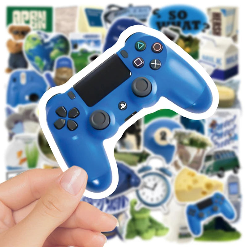 10/30/50PCS Fresh Cow Cheese PVC Graffiti Sticker Sticky Aesthetic Color Decorative Scrapbook DIY Child Phone Stationery Supply
