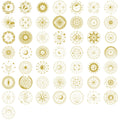 50PCS Stickers Gold Magic Moon Sun Aesthetic Print Laptop PET Suitcase Phone  Luggage Notebook Cartoon Suitcase Vinyl Decals