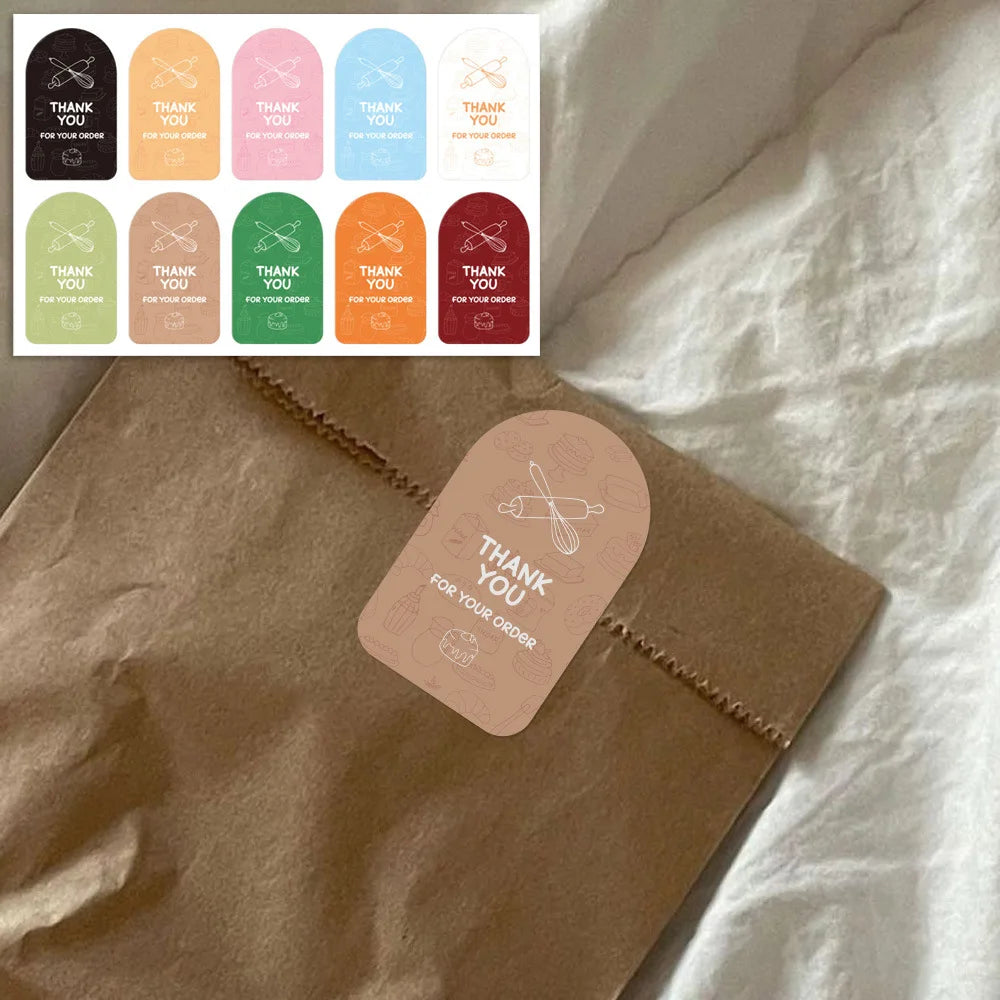 100pcs This Package Is Happy To See You Too Stickers Small Business Gift box packaging decor Thank You Sticker Seal Labels
