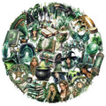 50/100PCS Witch of the Woods Theme Stickers Scrapbooking Collage Material Decorative Phone Case Frame DIY Waterproof Stickers