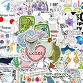 50PCS Biology Sticker Harajuku Waterproof Cartoon Laptop Y2k Fashion Luggage Art Picture Phone Cool Cafe Room Decor Stickers