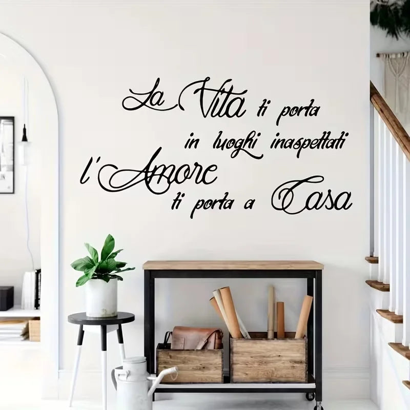 Inspirational "Life Has Taken You to Unexpected Places" Vinyl Wall Sticker - Matte Finish, Pre-Pasted, Easy to Install - Perfect