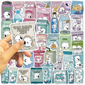 50PCS Cartoon Halloween Food Graffiti Stickers Decorate Guitar Notebook Stationery Luggage DIY Waterproof Stickers