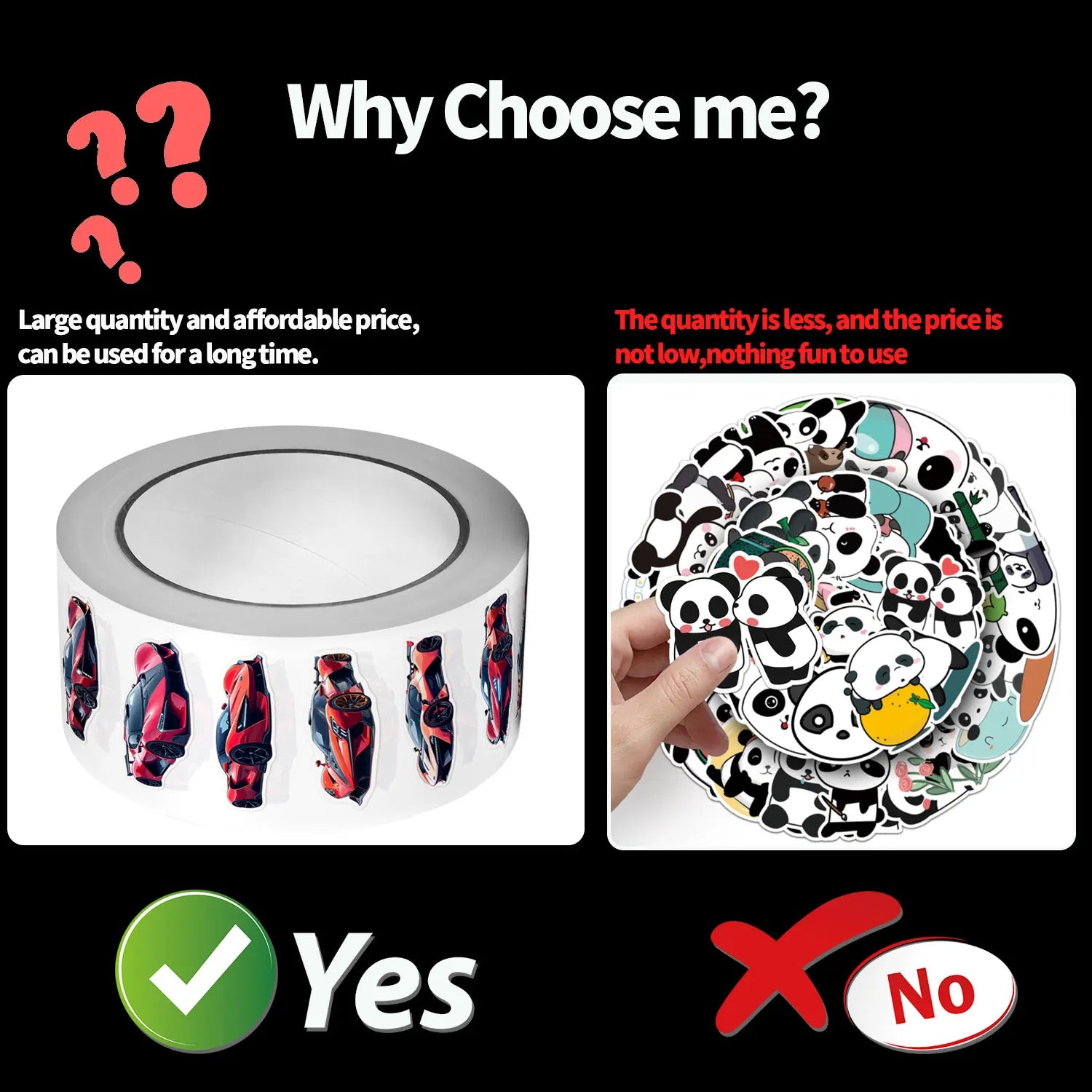1Roll(500Pcs)12 Irregular Cartoon Supercars Stickers 2.5cm/1'' DlY Craft Decoration Festival Sealing Gifts Scrapbook Labels
