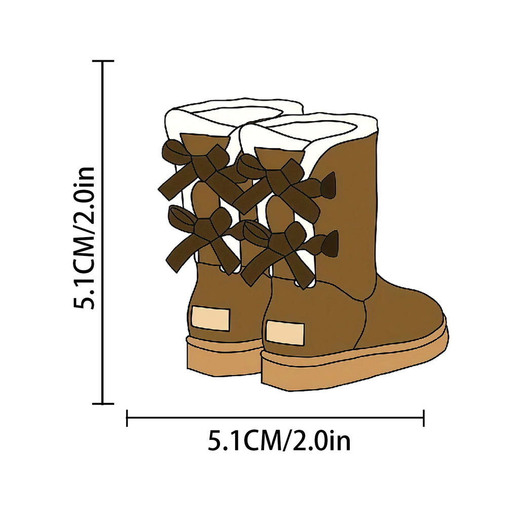 50/100 Pcs Nordic Style Winter Atmosphere Doodle Stickers for Cup Notebook Skate Stationery Box File Holder Helmet Removable