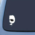 Creepy Half Face Sticker Waterproof Vinyl Decal Scary Halloween Sticker For Car, Truck Glass Laptop