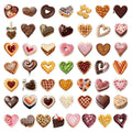 50-Pack Heart-Shaped Food Graffiti Stickers Personalized INS Style Valentine's Day Love Dessert Creative DIY Stickers