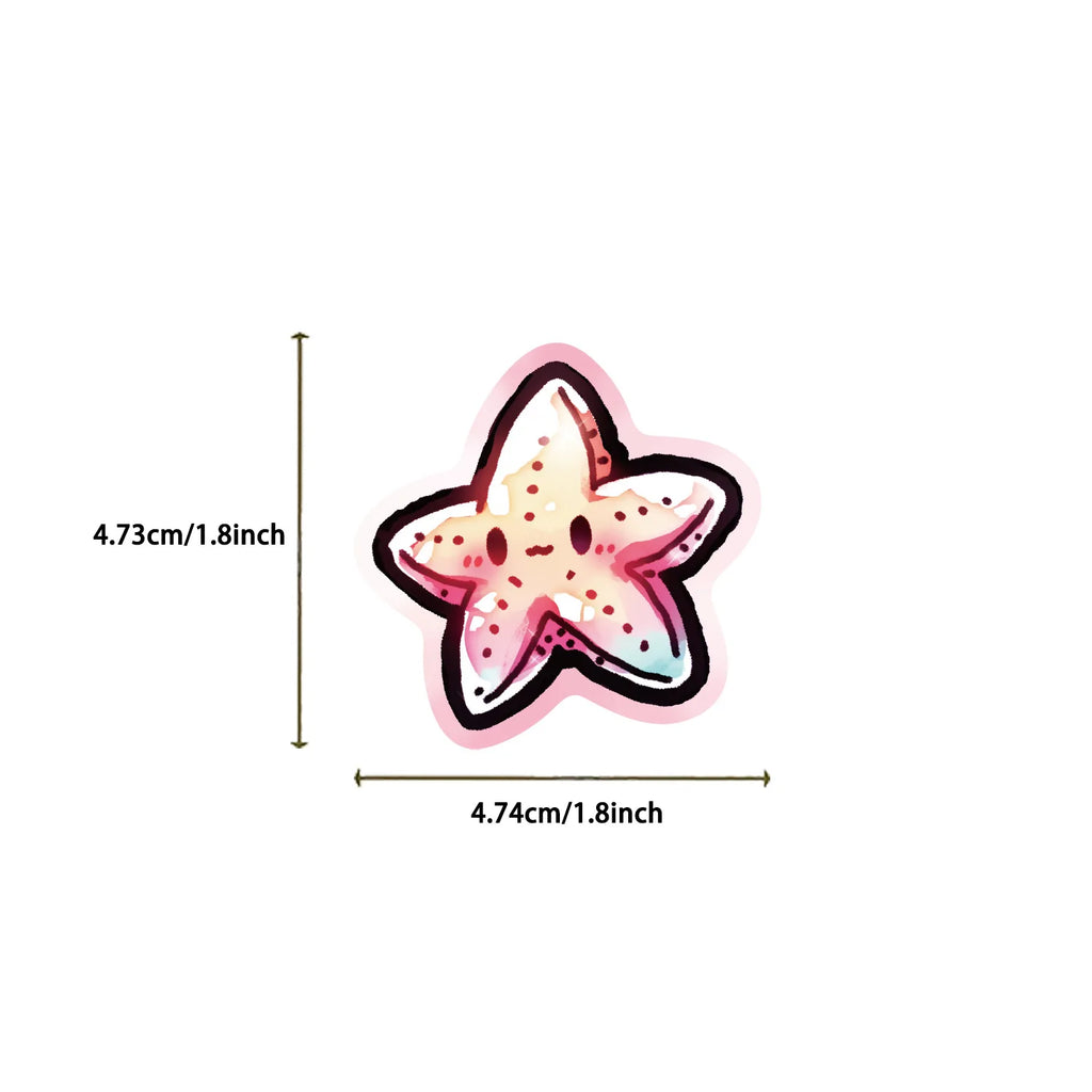 65PCS Animal Graffiti Cartoon Stickers Adhesive Waterproof Decoration Computer Stationery Creative Stickers