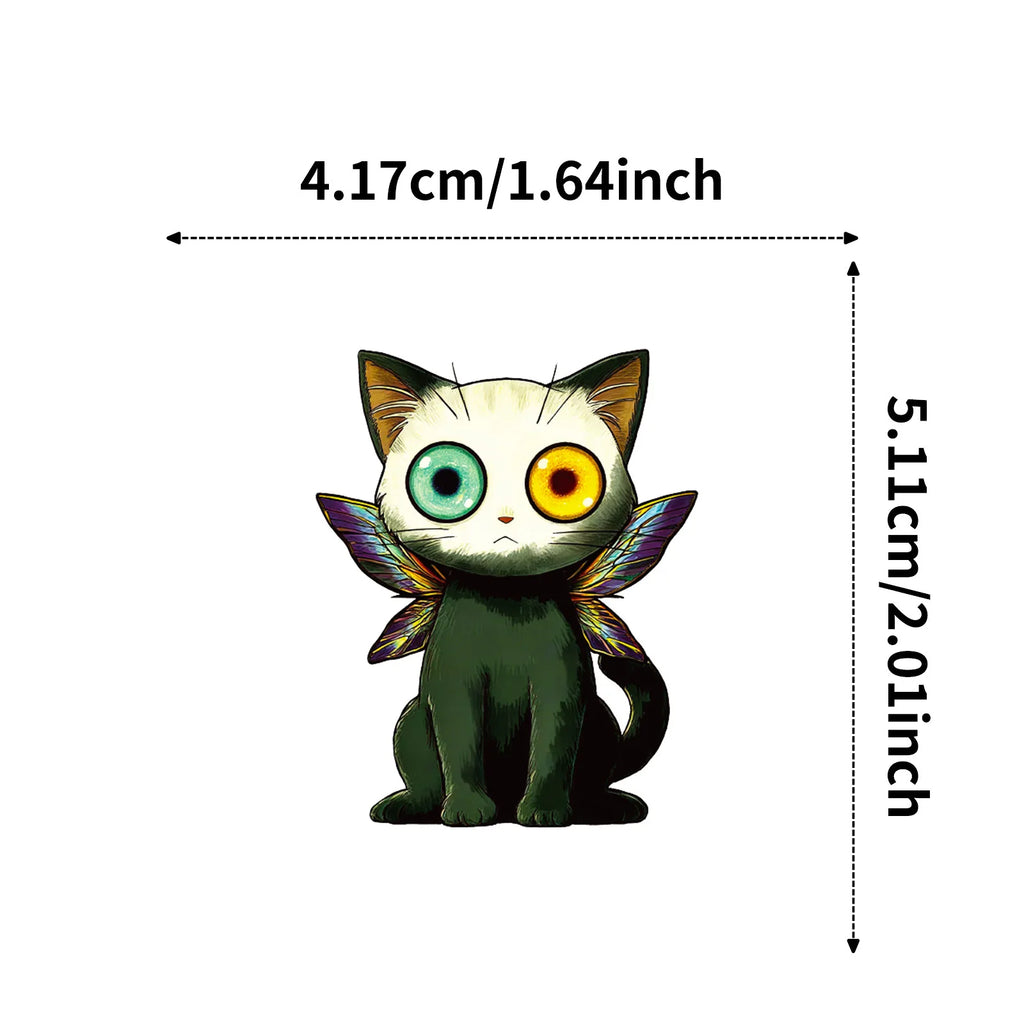 56/112 Pcs New Fun Cat Japanese Vintage Cartoon Stickers DIY for Tablet Skateboard Phone Desk Wall Fridge Fade Resistant Decals