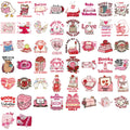50/100PCS Valentine's Day Bookish Stickers Creative Stickers Decorative Luggage Stationery Phone Cases