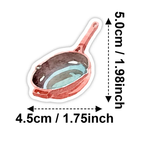 10/30/50PCS Cartoon Watercolor Sticky PVC Sticker Stationery DIY Laptop Luggage Skateboard Decoration Scrapbooking for Kids