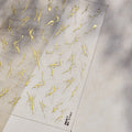 5D Gold Embossed Nail Art Stckers High Quality Gold/Sliver Marble Pattern Nail Sticker DIY Adhesive Nail 3D Decorations Decals