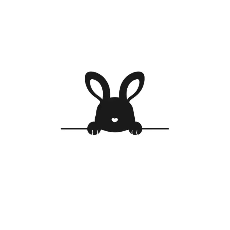 Car Stickers Easter Bunny Car Vinyl Sticker Cool Fun Egg Hunting Bunny