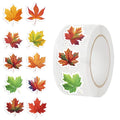 500/1000PCS Maple Leaves Roll Stickers Gift Decor DIY Phone Scrapbooking Bottles Waterproof Room Modern Home Sealing Stickers