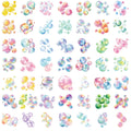 50/100PCS Colorful bubbles Sticker Fashion Bicycle Coffee  Art Picture Laptop Bicycle Living Room Retro Motorcycle Wall Stickers