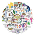 50PCS Biology Sticker Waterproof Cartoon Laptop Luggage Art Picture Living Room Motorcycle Phone Scrapbook Dormitory Stickers