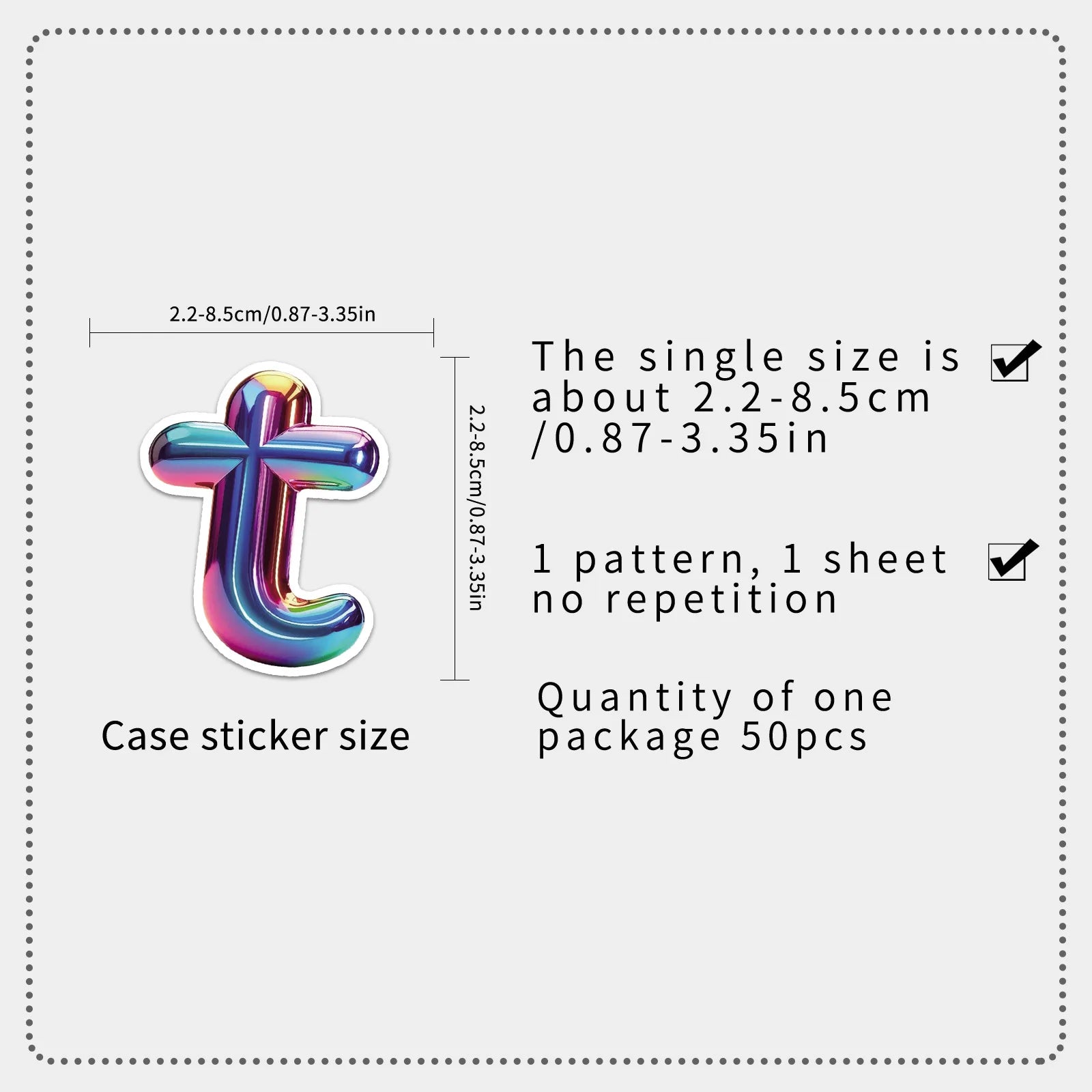 50-Pack 3D Vibrant Color Letter & Number Graffiti Stickers Decorative Stickers for Phone Case Laptop Skateboard Luggage Notebook