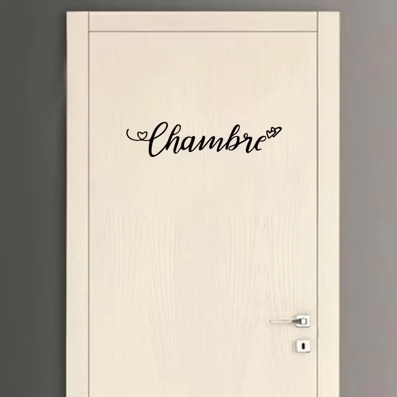 Chambre Door Decorative Stickers Tips Stickers Wall Mirror Home Decor Stickers