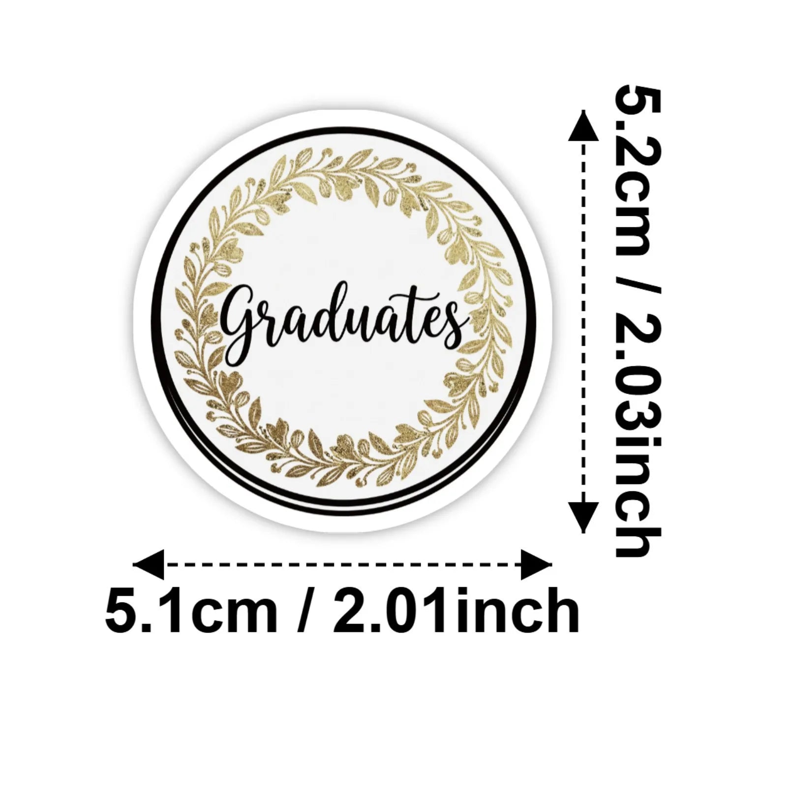 50/100 Pcs 2026 Graduation Party Theme Stickers for Atmosphere DIY Stationery Box Pen Holder Laptop Phone Desk Fade Resistant