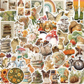 50/100PCS 50 Cartoon Retro Animal Graffiti Stationery Decoration Stickers Party Guitar Notebook Luggage DIY Waterproof Stickers