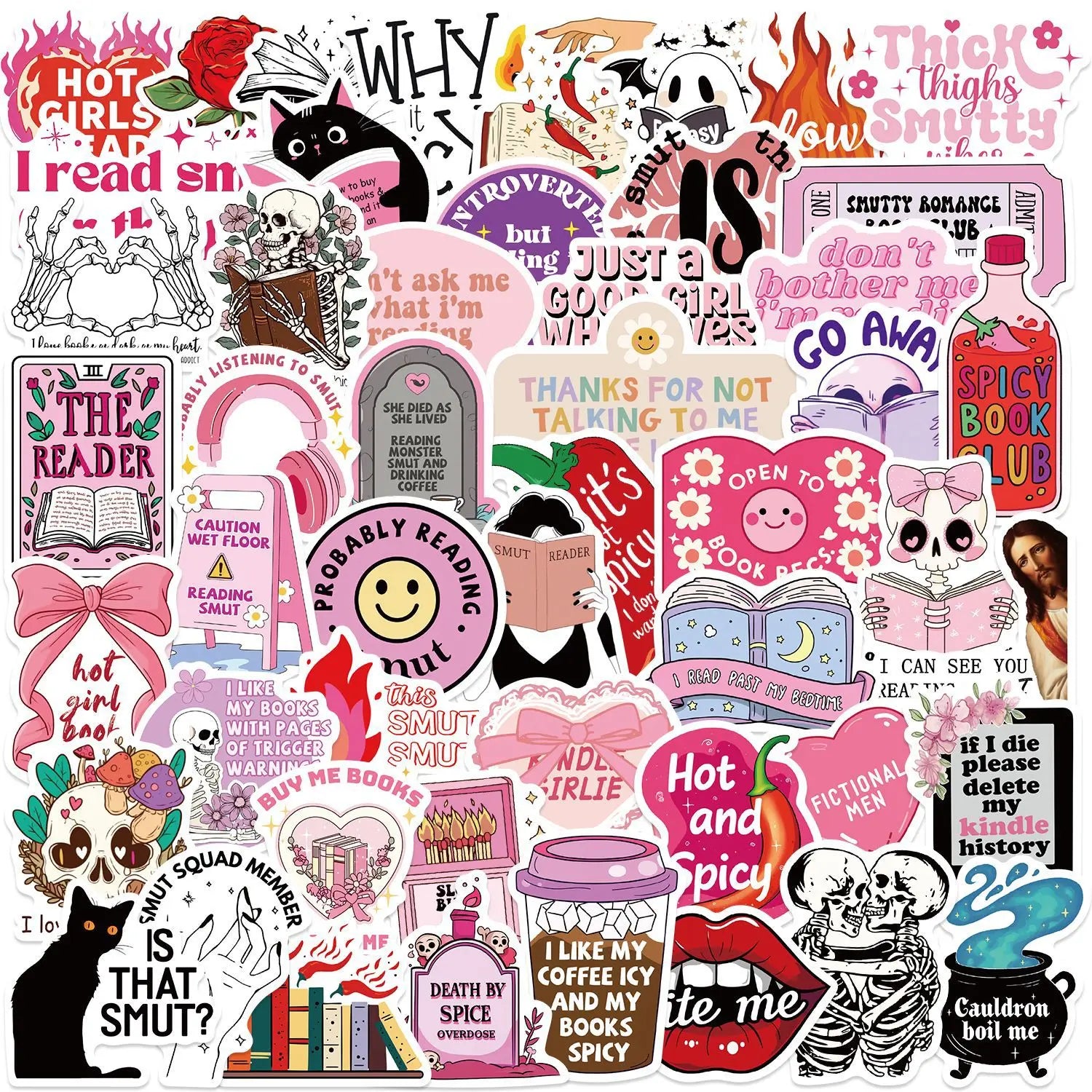 50/100PCS Cartoon Autumn Season Bookworm Graffiti Stickers Decoration Guitar Notebook Luggage DIY Cross border Waterproof