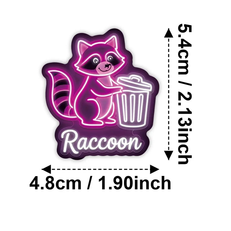 10/30/50PCS Neon Animals Sticky PVC Sticker Stationery DIY Colored Laptop Luggage Skateboard Decoration Scrapbooking