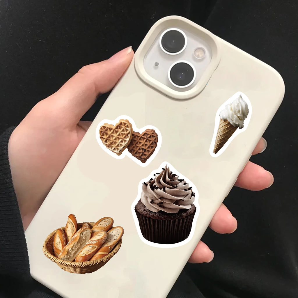 8/16PCS Black White Holiday Collage Stickers Harajuku Laptop Luggage Coffee Retro Skateboards Bicycle Phone Exquisite Sticker