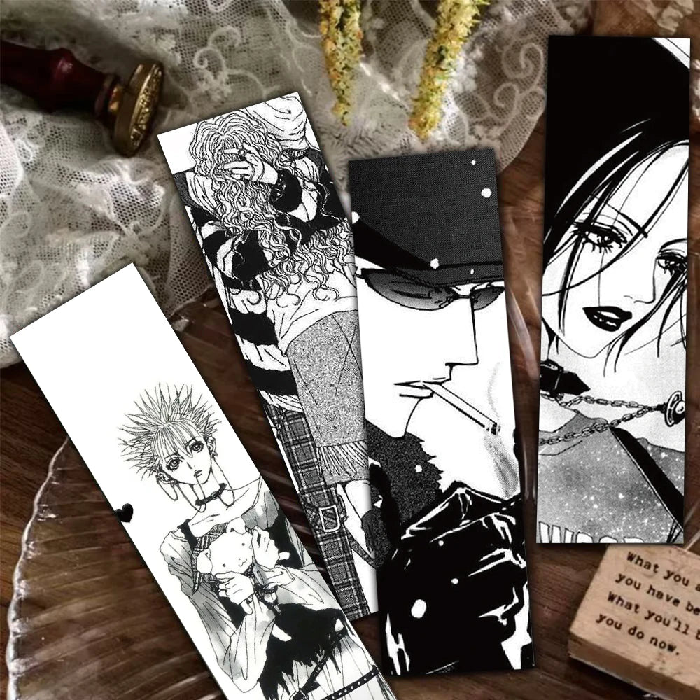 30PCS Japanese Anime NANA Retro Bookmark Home Reading Book Decoration Graffiti Gifts Paper Reading Card Office Bookmarks ﻿