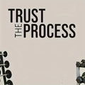 [Professional Decor] Trust The Process Motivational Wall Decal - Vinyl Sticker for Gym, Office, Classroom, or Physical Relax Roo