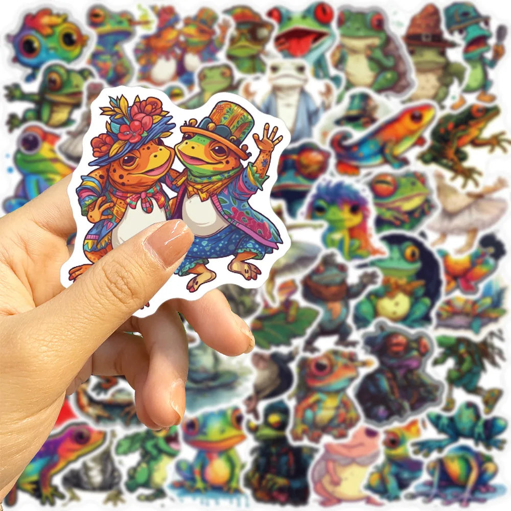 50/100PCS Cartoon Princess Stickers Cartoon Decoration Guitar Notebook Luggage DIY Waterproof Stickers