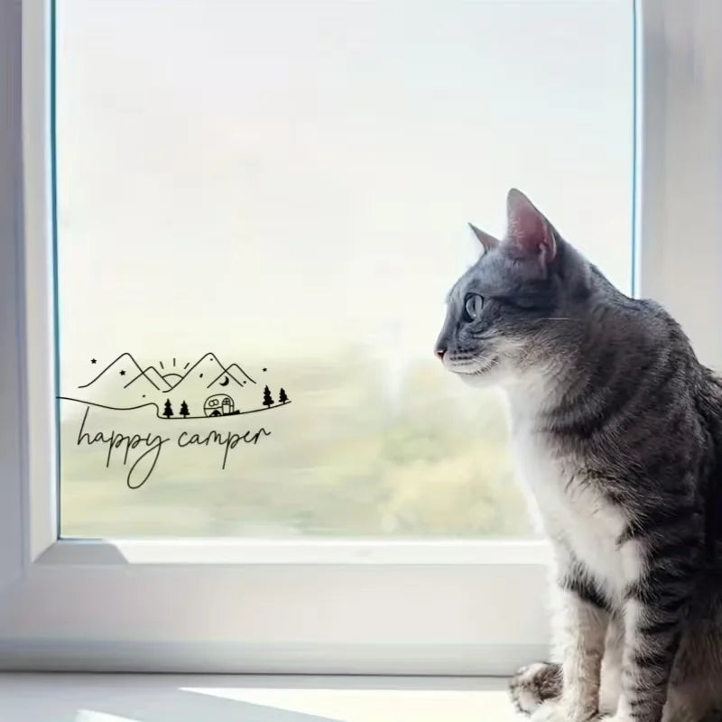 1pc of 7-Inch Vinyl Sticker, Adhesive Vinyl Decals for Bedroom Walls, Bathroom Doors, Window Glass, And Refrigerator Surfaces