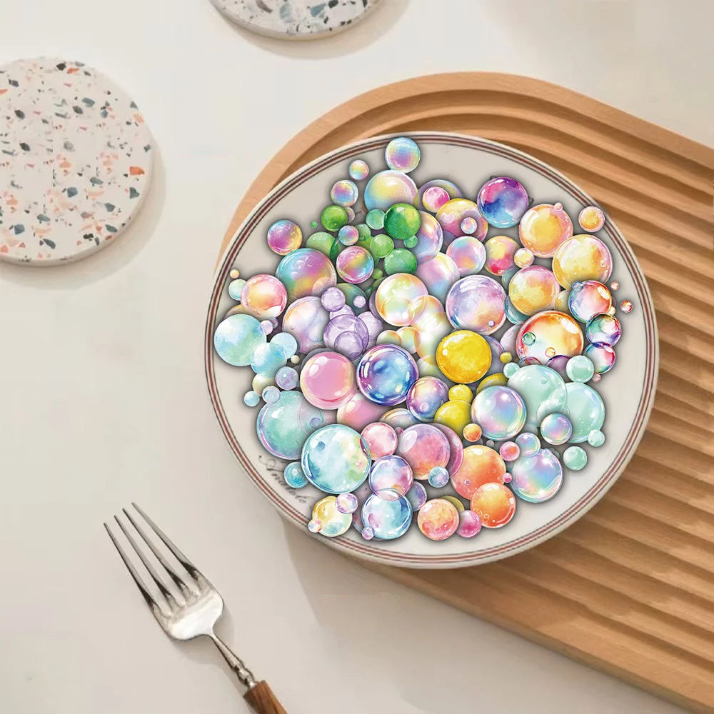 50/100PCS Colorful bubbles Sticker Fashion Bicycle Coffee  Art Picture Laptop Bicycle Living Room Retro Motorcycle Wall Stickers