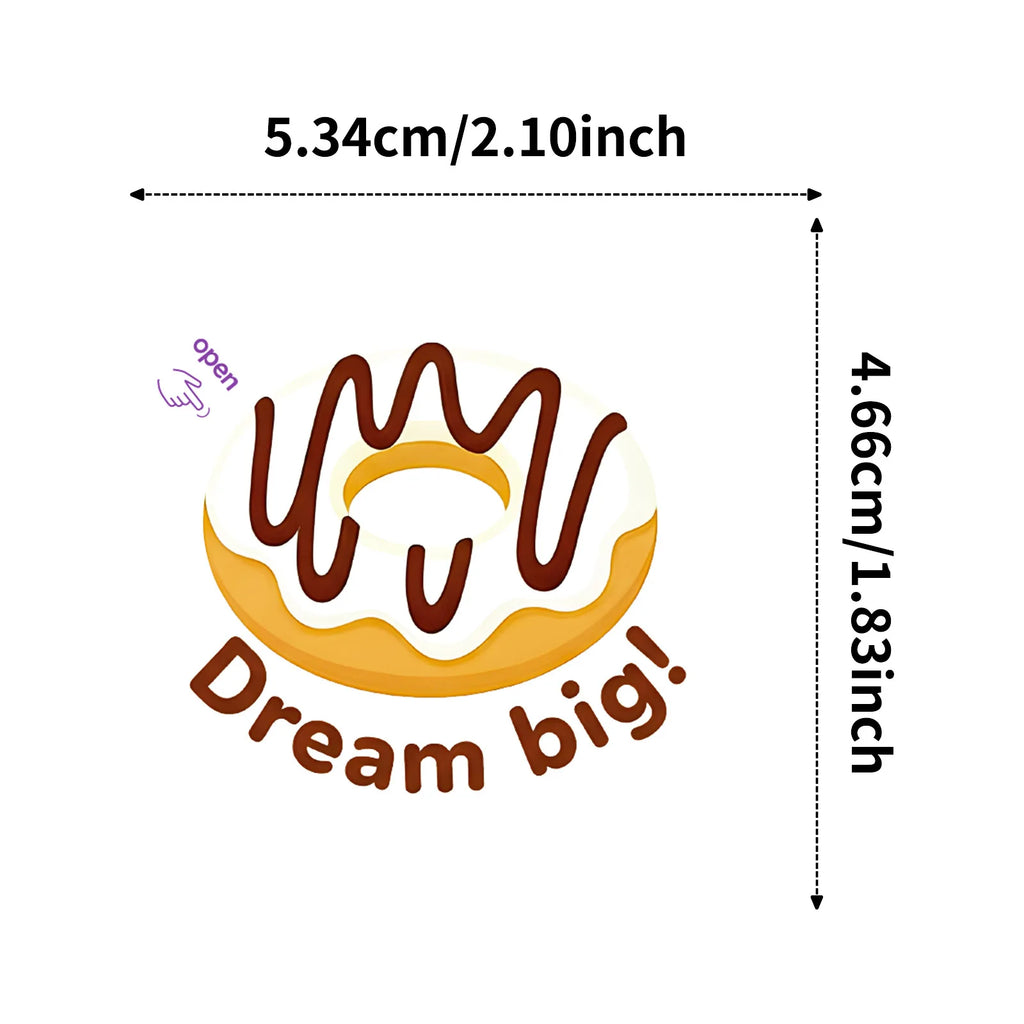 50PCS Cute Animal Encouragement Doodle Stickers, Notebook Stationery Phone Scooter Inspirational Phrase Decorative Art Sticker