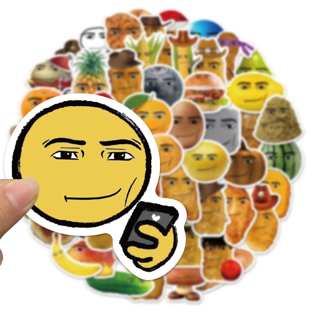 58PCS Cartoon Fun and Humorous Series Stickers DIY Decoration Tablet Computer Water Cup Skateboard Toy Stickers